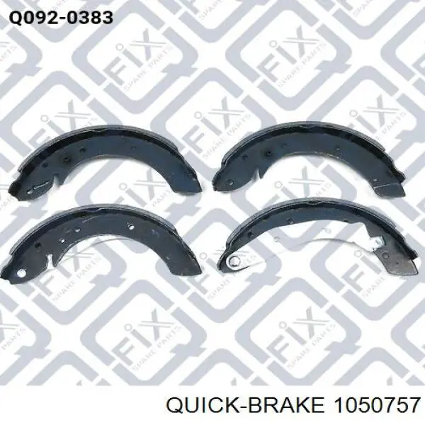 Kit de montaje de zapatas de freno traseras 1050757 Quick Brake