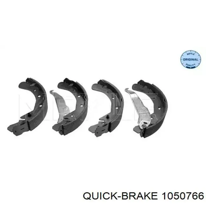 Kit de montaje de zapatas de freno traseras 1050766 Quick Brake
