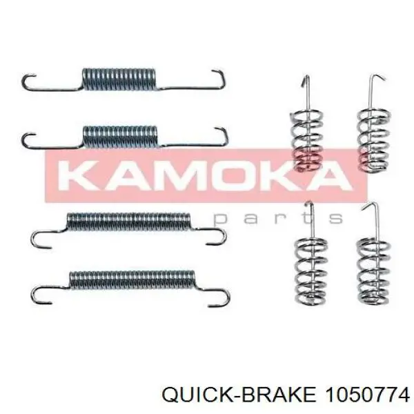 105-0774 Quick Brake kit de montaje, zapatas de freno traseras