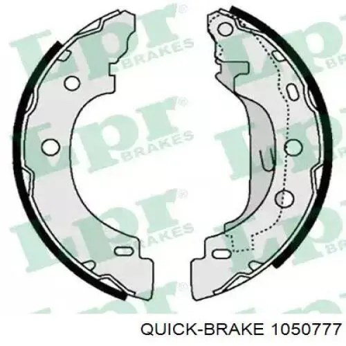 Juego de montaje, zapatas de freno traseras Quick Brake 1050777