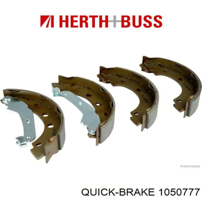 1050777 Quick Brake Kit de montaje de zapatas de freno traseras