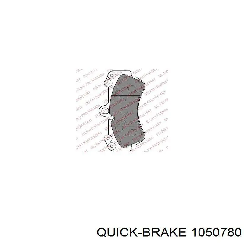 105-0780 Quick Brake kit de montaje, zapatas de freno traseras