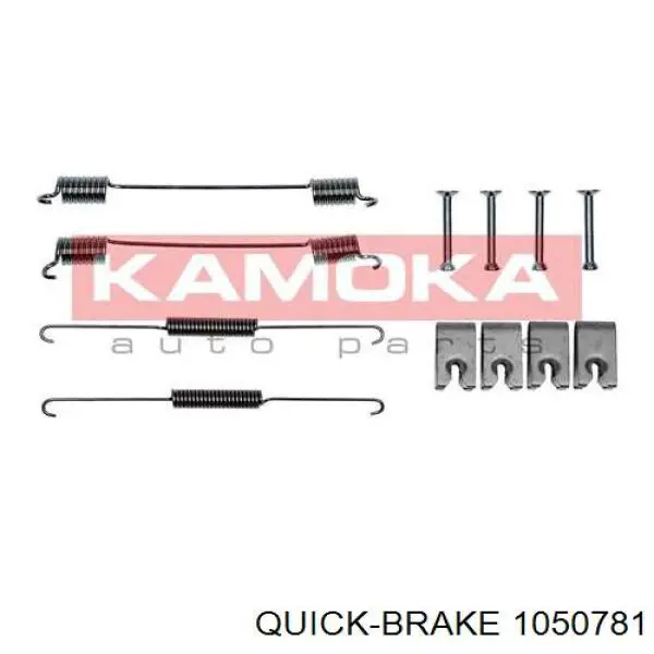 105-0781 Quick Brake kit de montaje, zapatas de freno traseras