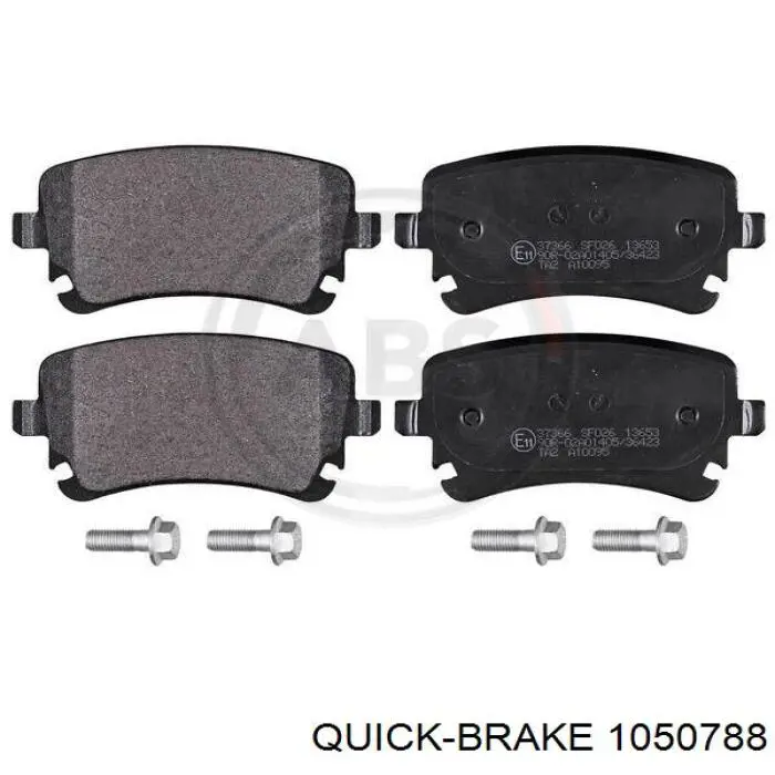 105-0788 Quick Brake kit de montaje, zapatas de freno traseras