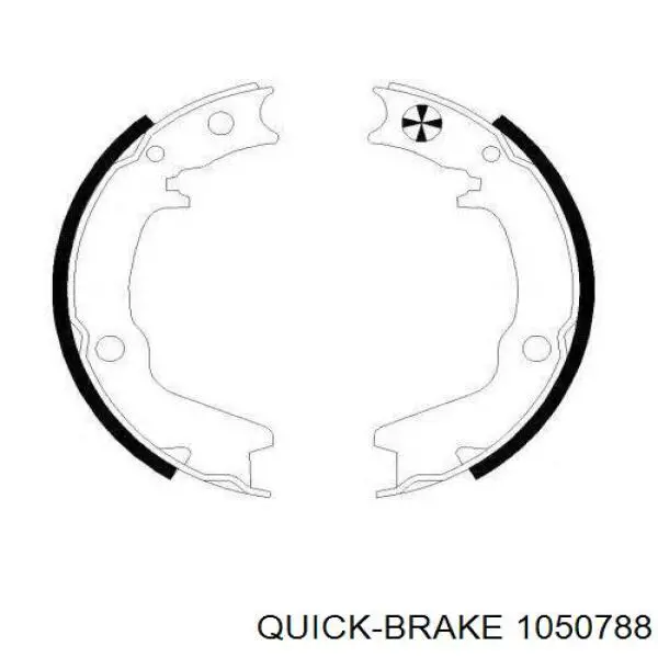 Comprar 1050788 Quick Brake Kit de montaje de zapatas de freno traseras