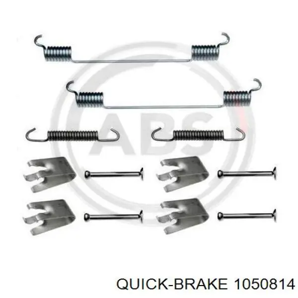 105-0814 Quick Brake kit de montaje, zapatas de freno traseras