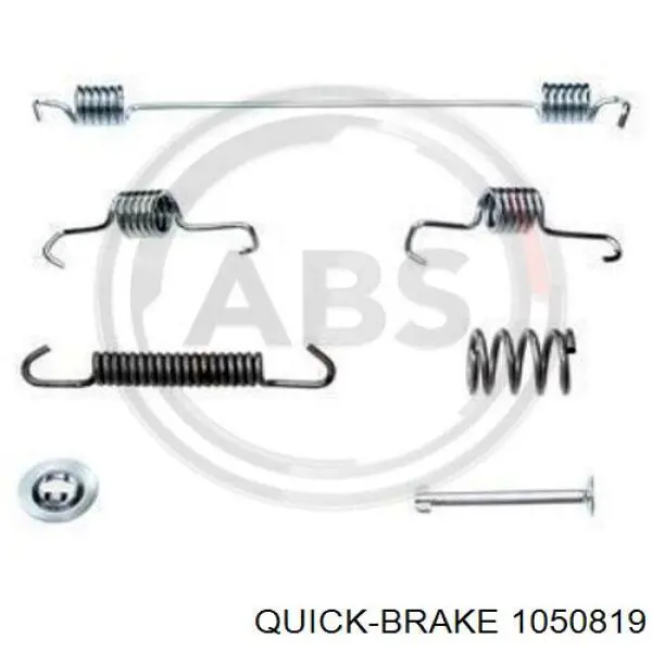 105-0819 Quick Brake kit de montaje, zapatas de freno traseras
