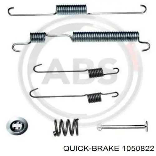 105-0822 Quick Brake kit de montaje, zapatas de freno traseras