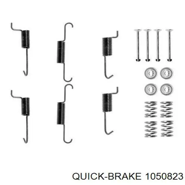 105-0823 Quick Brake kit de montaje, zapatas de freno traseras