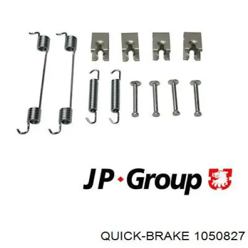 105-0827 Quick Brake kit de montaje, zapatas de freno traseras