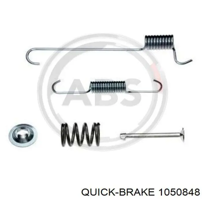 105-0848 Quick Brake kit de montaje, zapatas de freno traseras