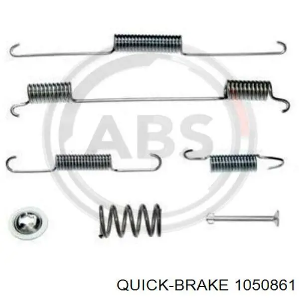 105-0861 Quick Brake kit de montaje, zapatas de freno traseras