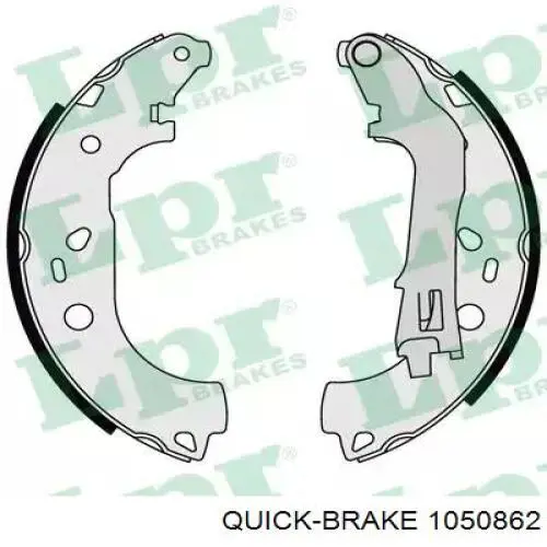 Kit de montaje de zapatas de freno traseras Quick Brake 1050862 precio, desde 6,90 EUR