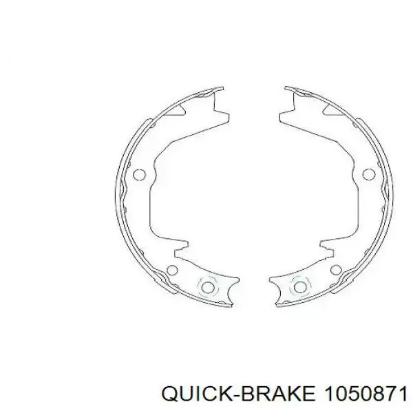 Juego de reparación de frenos traseros Quick Brake 1050871 precio, desde 8,73 EUR