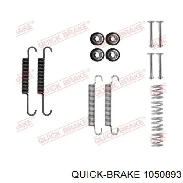 Kit de montaje de zapatas de freno traseras Quick Brake 1050893 precio, desde 7,45 EUR
