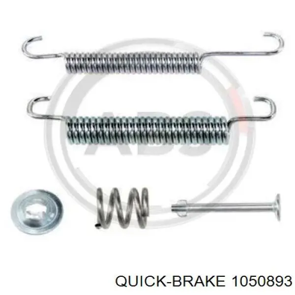105-0893 Quick Brake kit de montaje, zapatas de freno traseras