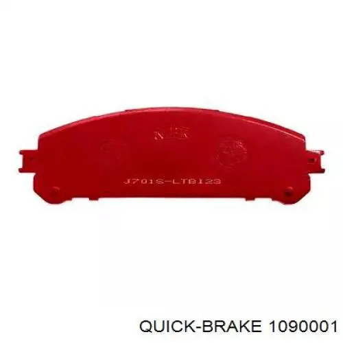 Juego de reparación de pastillas de freno 1090001 Quick Brake