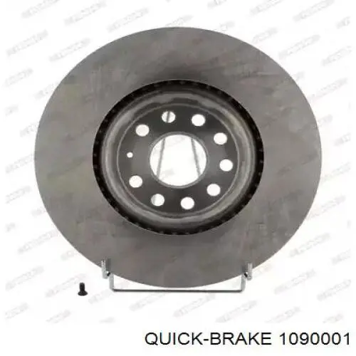 1090001 Quick Brake Juego de reparación, pastillas de frenos