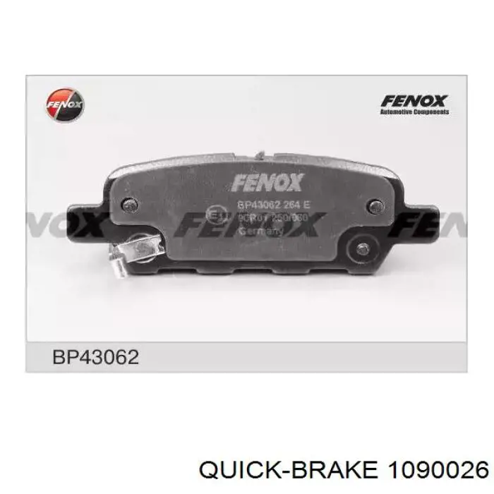 Chapa antirruido de sujeción de pastilla de freno trasera Nissan/Infiniti D40801KD0A precio, desde 13,94 EUR