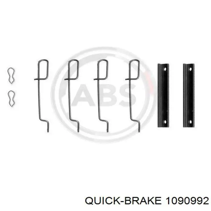 109-0992 Quick Brake juego de reparación, pastillas de frenos