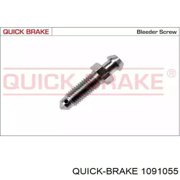 109-1055 Quick Brake conjunto de muelles almohadilla discos delanteros