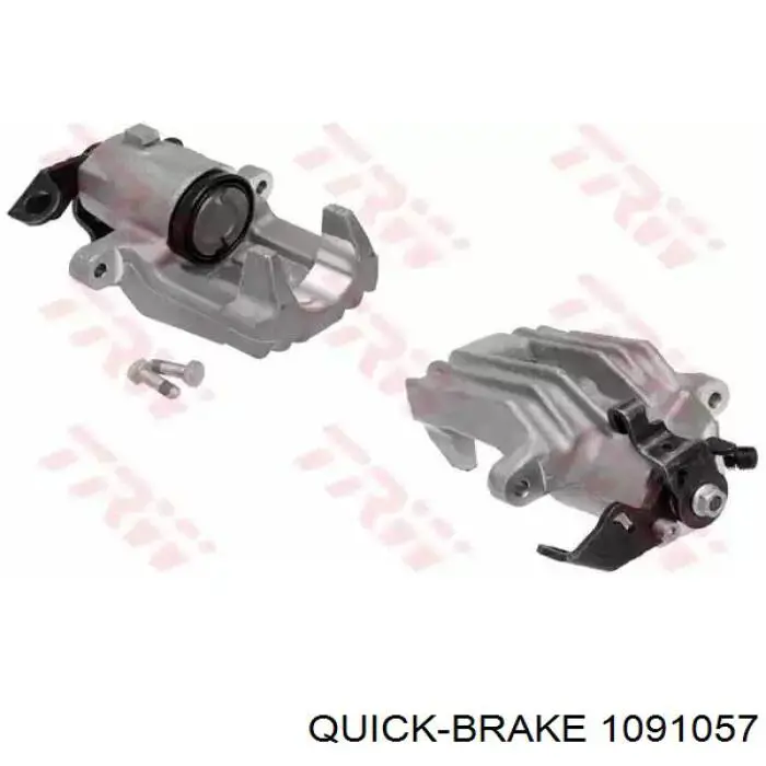 1091057 Quick Brake Juego de resortes de sujeción de pastillas de freno delanteras