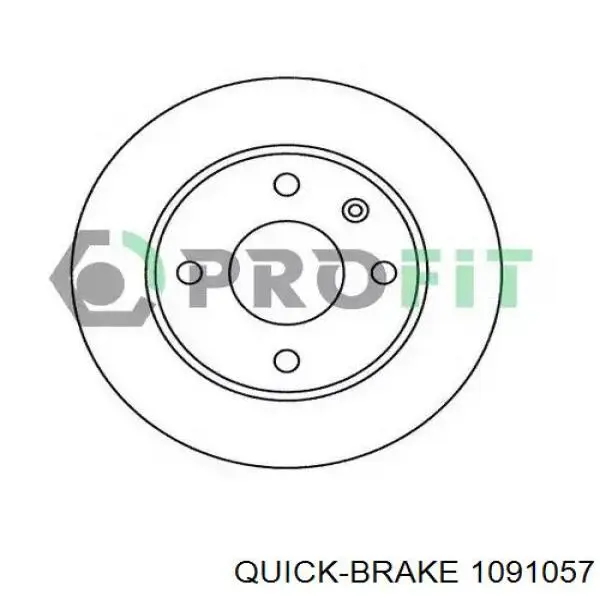 Juego de resortes de sujeción de pastillas de freno delanteras Quick Brake 1091057 precio, desde 6,19 EUR
