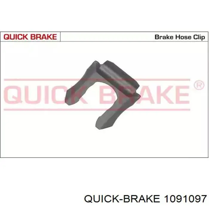 109-1097 Quick Brake conjunto de muelles almohadilla discos traseros