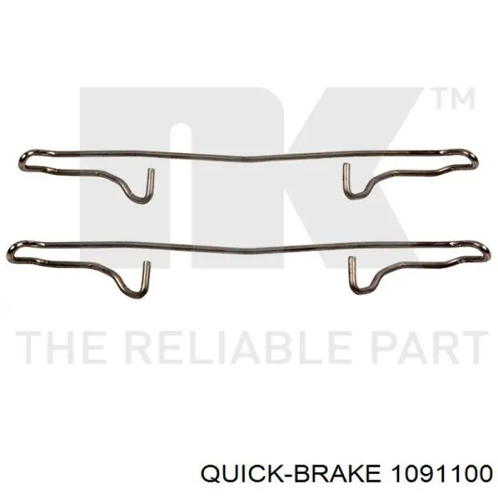 Resorte de retención de la pinza de freno Quick Brake 1091100 precio, desde 4,59 EUR