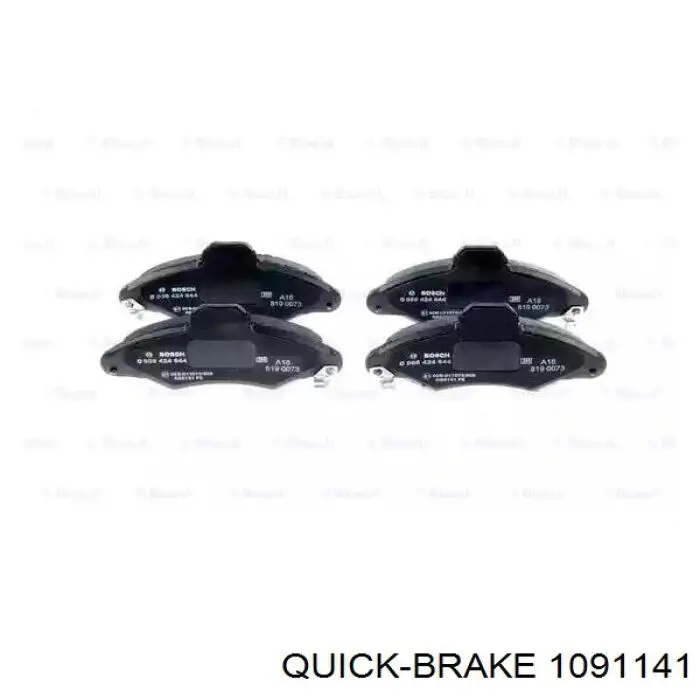 109-1141 Quick Brake juego de reparación, pastillas de frenos
