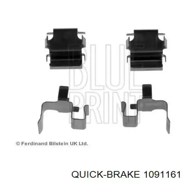 Comprar MR389601 Mitsubishi Juego de resortes de sujeción de pastillas de freno delanteras