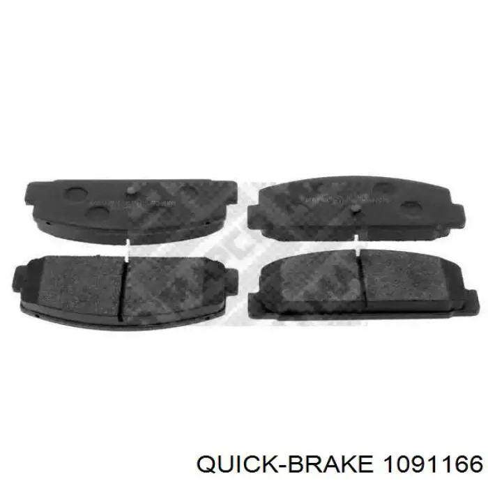 Juego de reparación de pastillas de freno Quick Brake 1091166 precio, desde 6,21 EUR