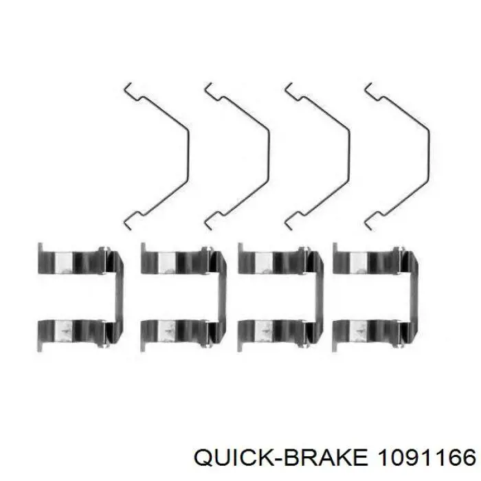 Comprar 1091166 Quick Brake Juego de reparación de pastillas de freno