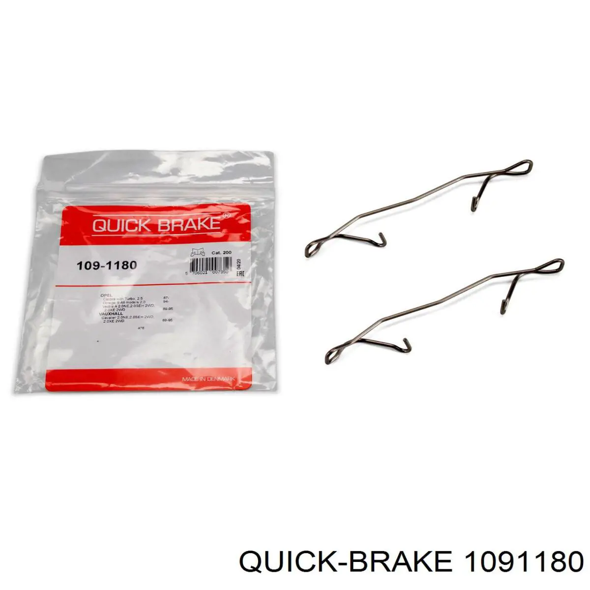 Comprar 1091180 Quick Brake Juego de resortes de sujeción de pastillas de freno delanteras