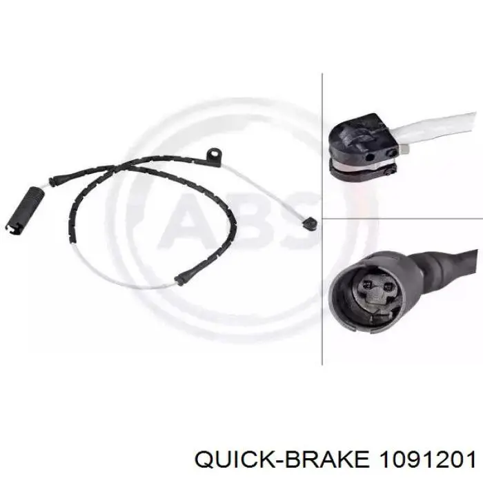 109-1201 Quick Brake conjunto de muelles almohadilla discos traseros