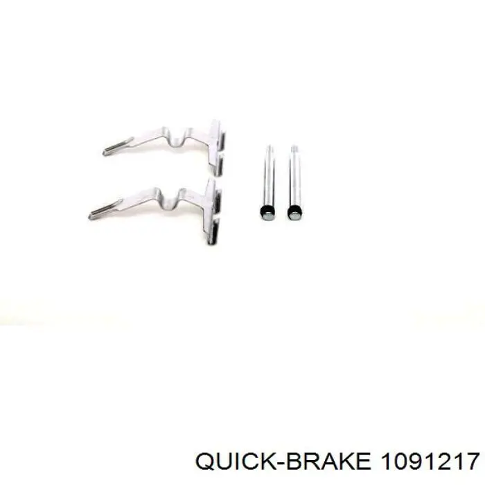 109-1217 Quick Brake juego de reparación, pastillas de frenos