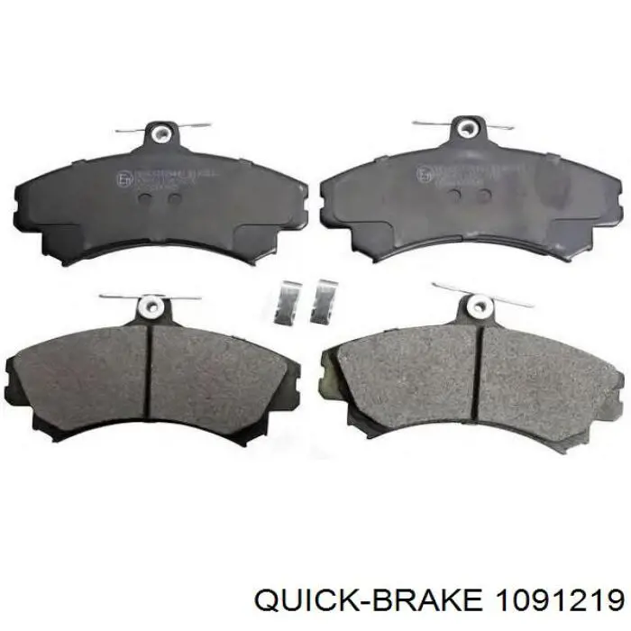Juego de reparación de pastillas de freno 1091219 Quick Brake