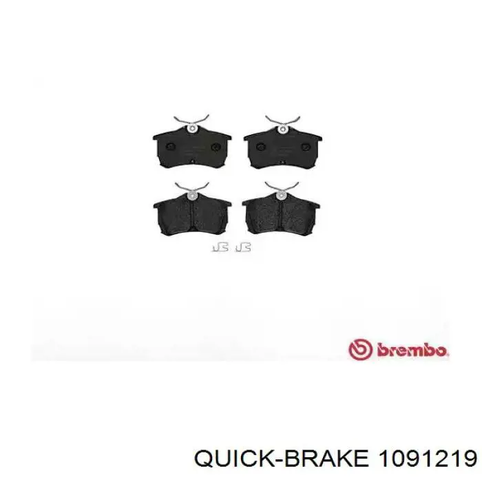 Juego de reparación de pastillas de freno Quick Brake 1091219 precio, desde 5,27 EUR
