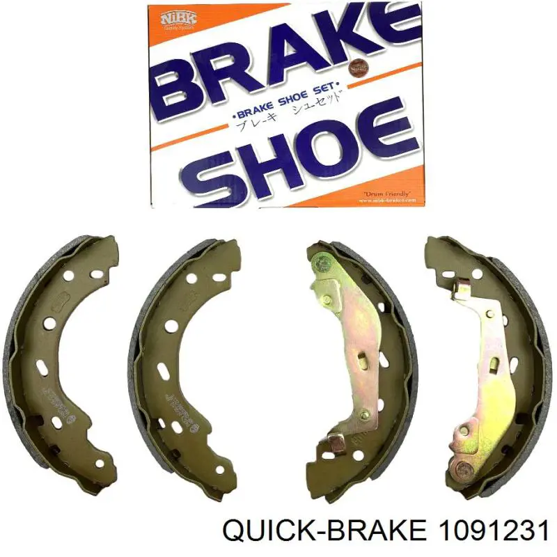 109-1231 Quick Brake conjunto de muelles almohadilla discos traseros