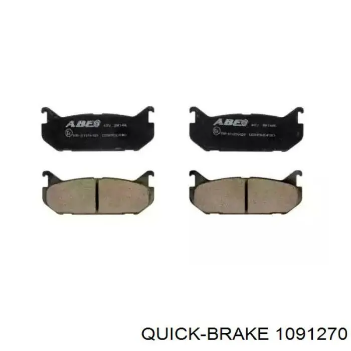 Juego de reparación de pastillas de freno Quick Brake 1091270 precio, desde 7,70 EUR