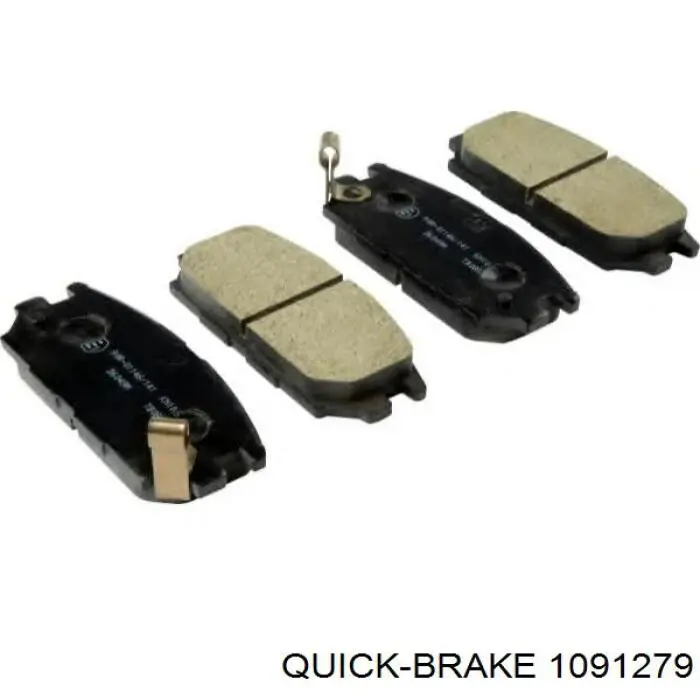 109-1279 Quick Brake conjunto de muelles almohadilla discos traseros