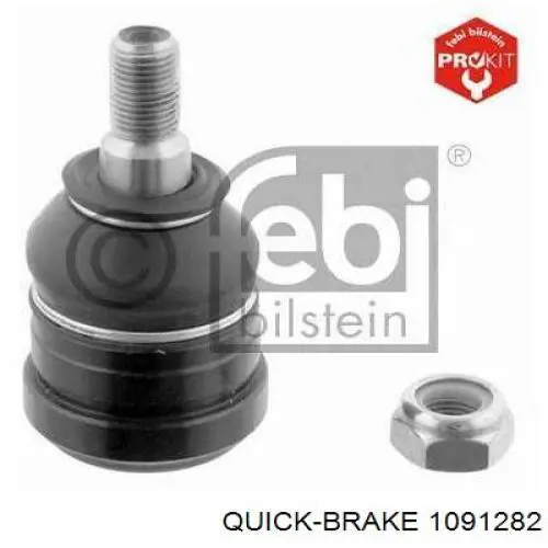 1091282 Quick Brake Juego de resortes de sujeción de pastillas de freno delanteras