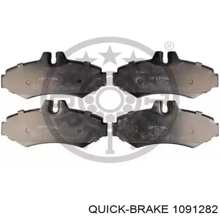 Comprar 1091282 Quick Brake Juego de resortes de sujeción de pastillas de freno delanteras