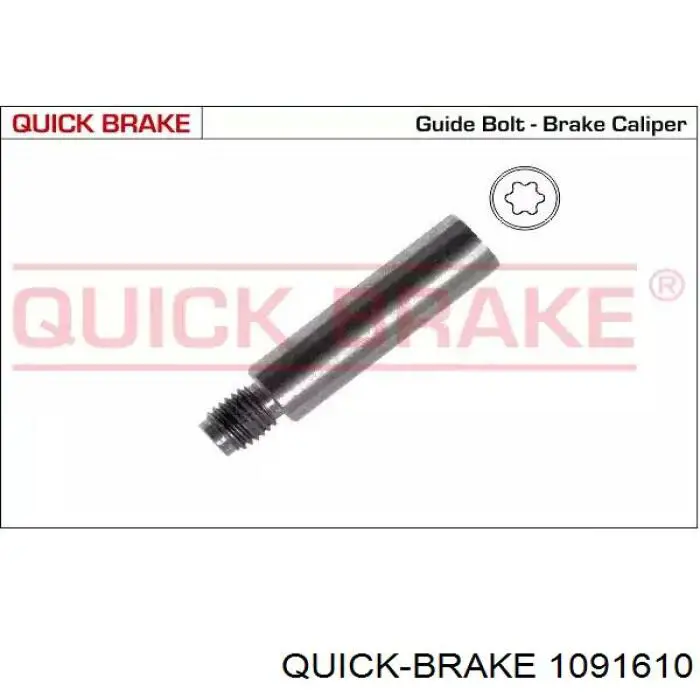 109-1610 Quick Brake pinza de cierre