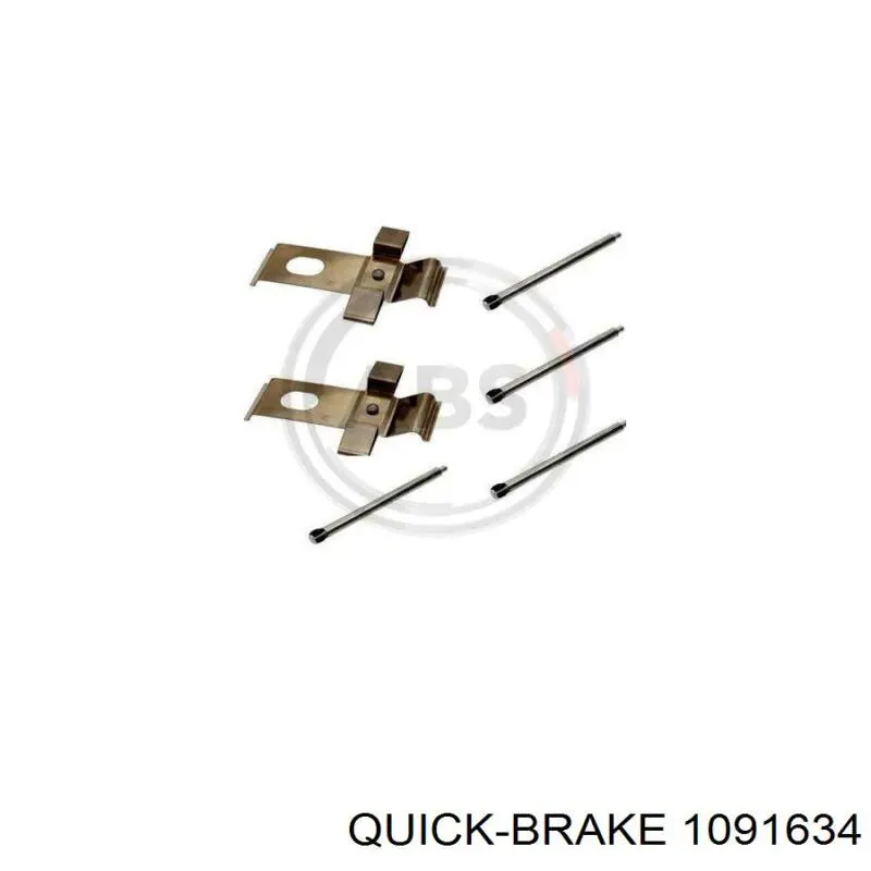 109-1634 Quick Brake juego de reparación, pastillas de frenos