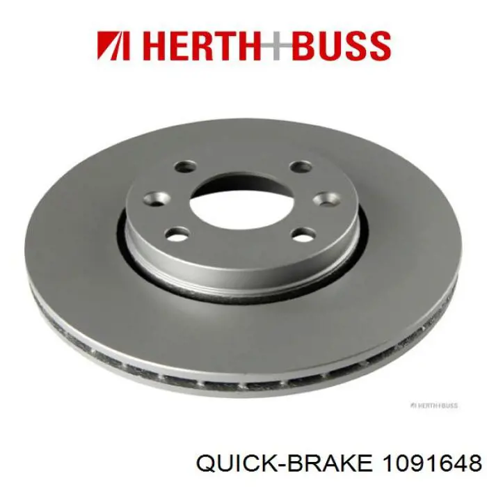 109-1648 Quick Brake conjunto de muelles almohadilla discos delanteros