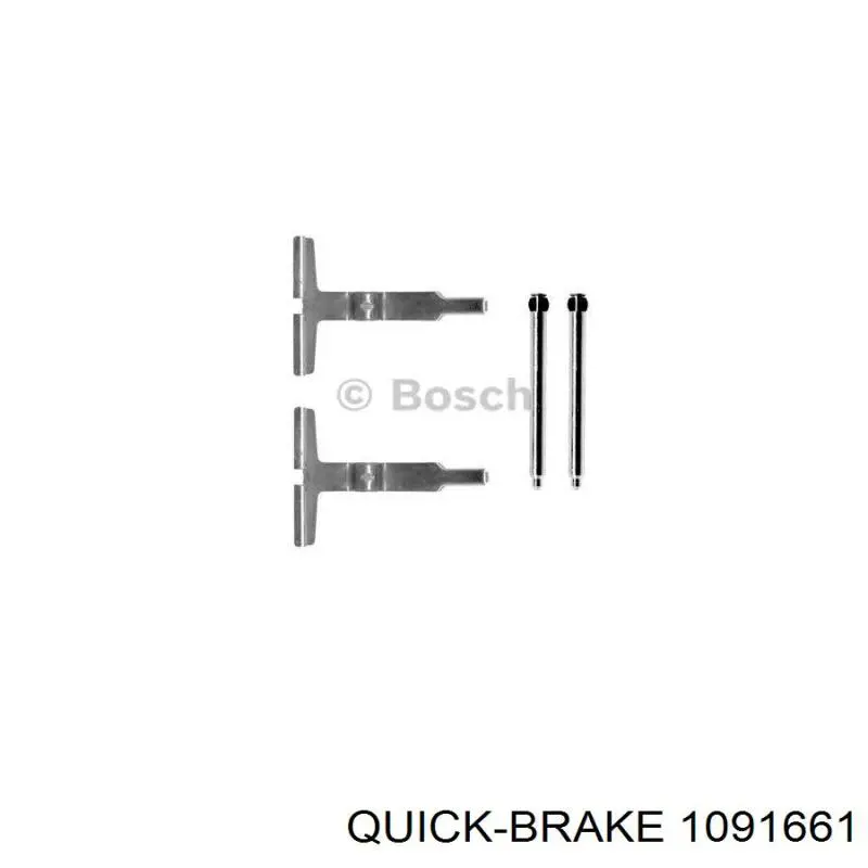 109-1661 Quick Brake juego de reparación, pastillas de frenos