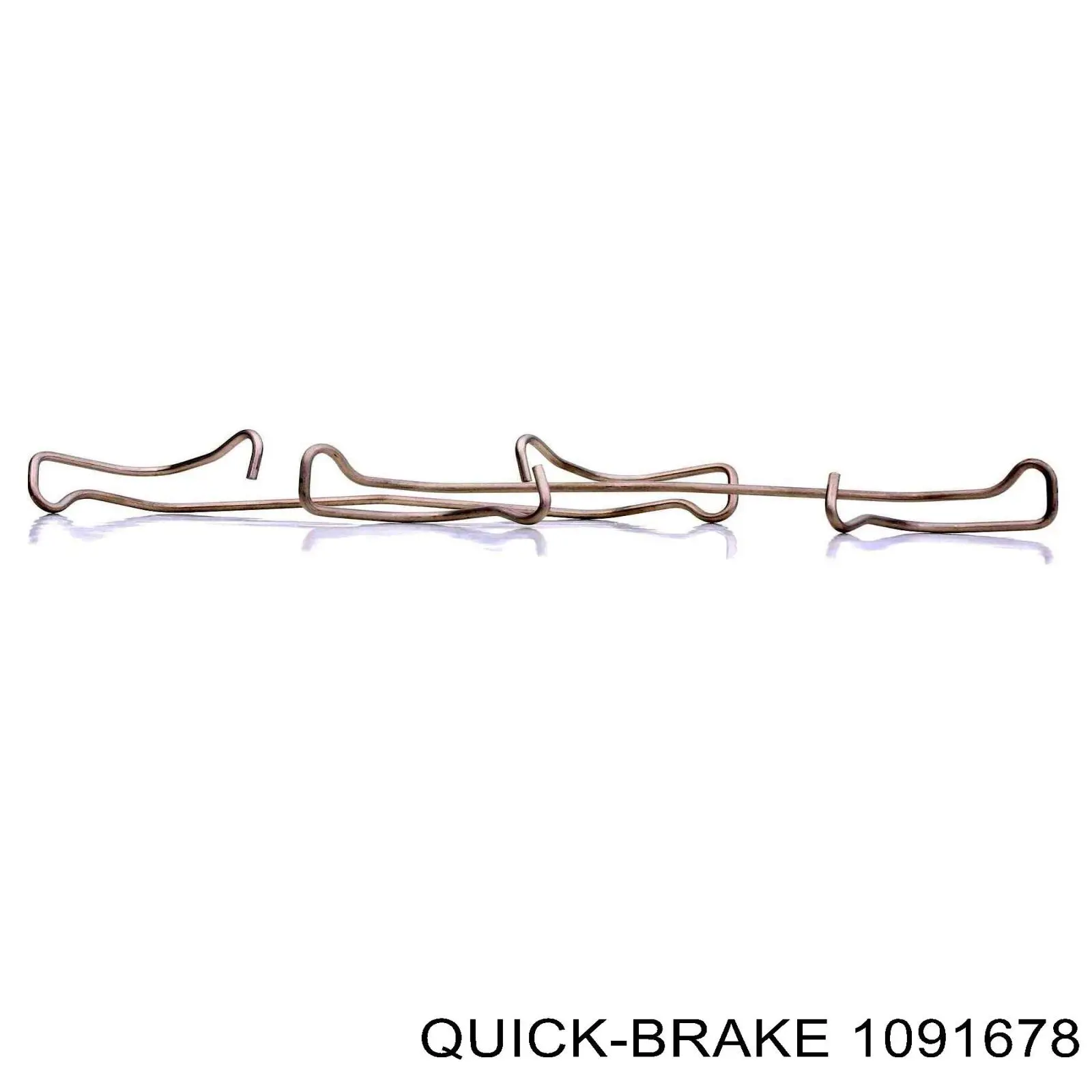 Comprar 1091678 Quick Brake Juego de resortes de sujeción de pastillas de freno delanteras
