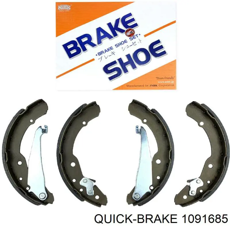 109-1685 Quick Brake conjunto de muelles almohadilla discos traseros