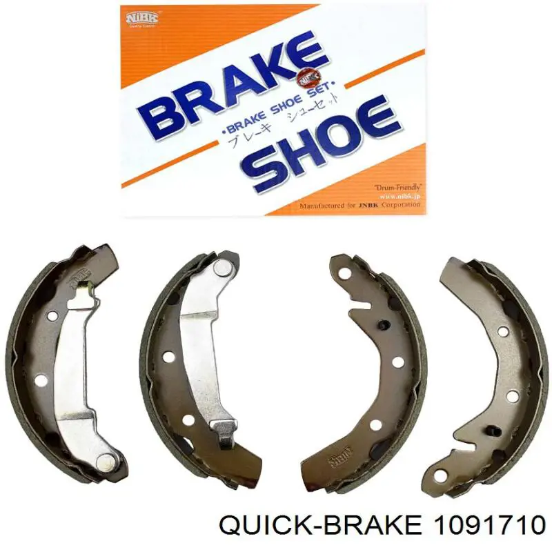 Comprar 1091710 Quick Brake Juego de resortes de sujeción de pastillas de freno traseras